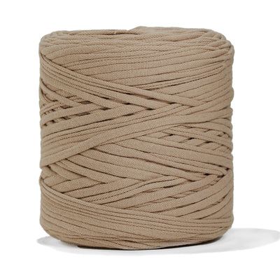 Recycled T-Shirt Fabric Yarn - Dune Color