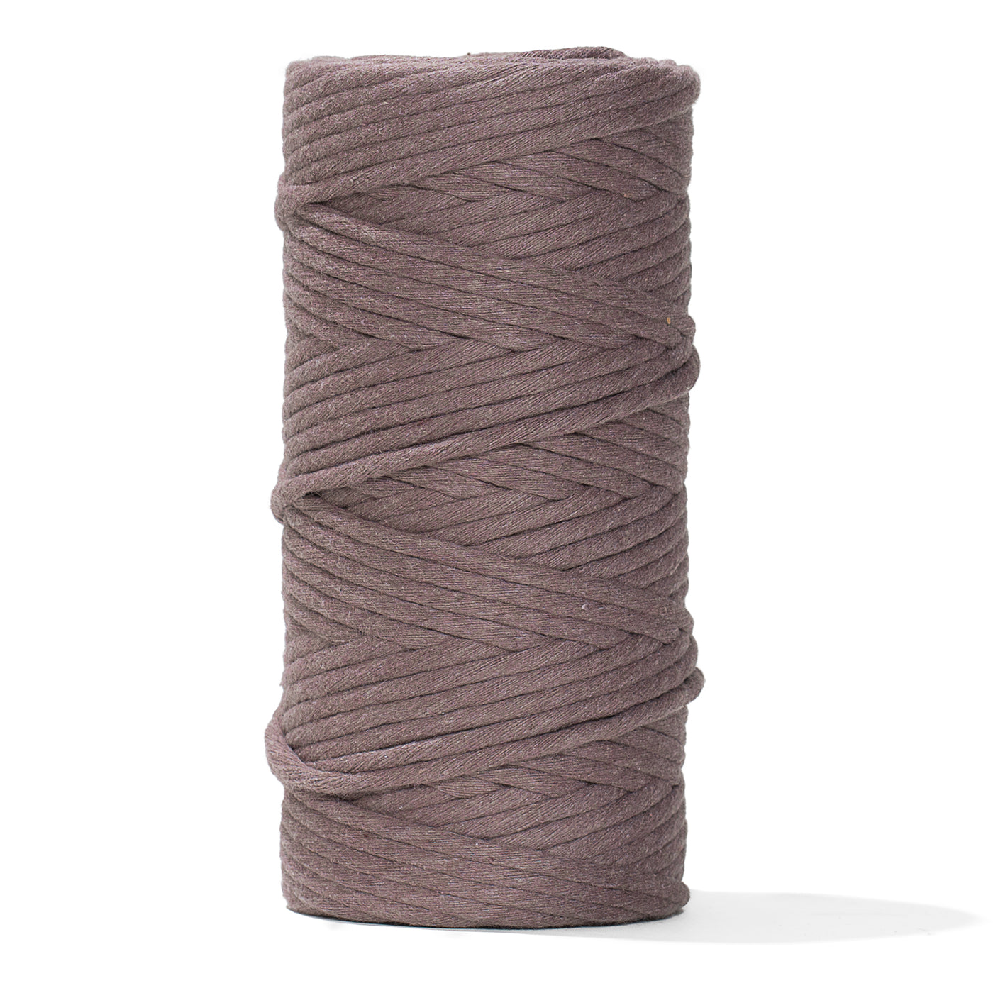 SOFT COTTON CORD ZERO WASTE 4 MM - 1 SINGLE STRAND - DUSTY LAVENDER COLOR