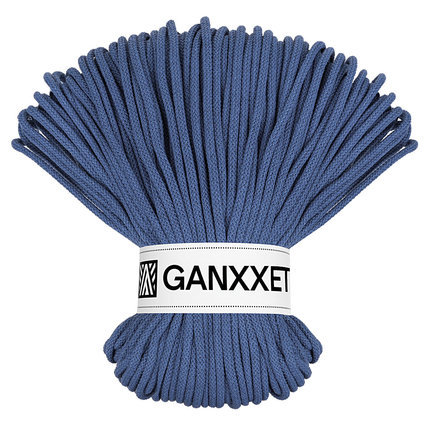 5mm Braided Cord – Denim Color
