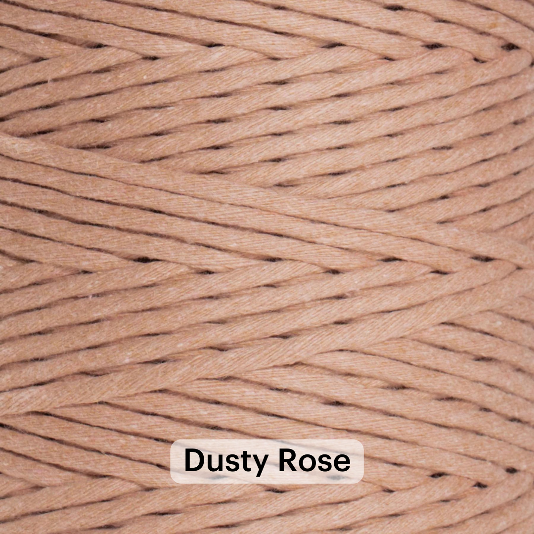 Soft - 5 mm cotton rope Blush