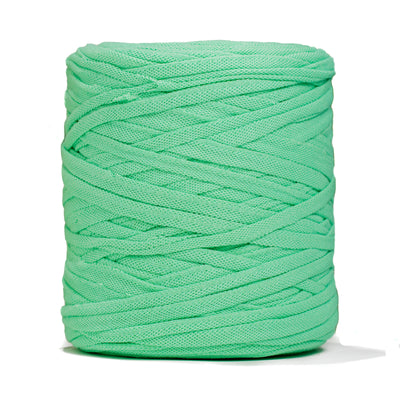 Recycled T-Shirt Fabric Yarn - Emerald Color