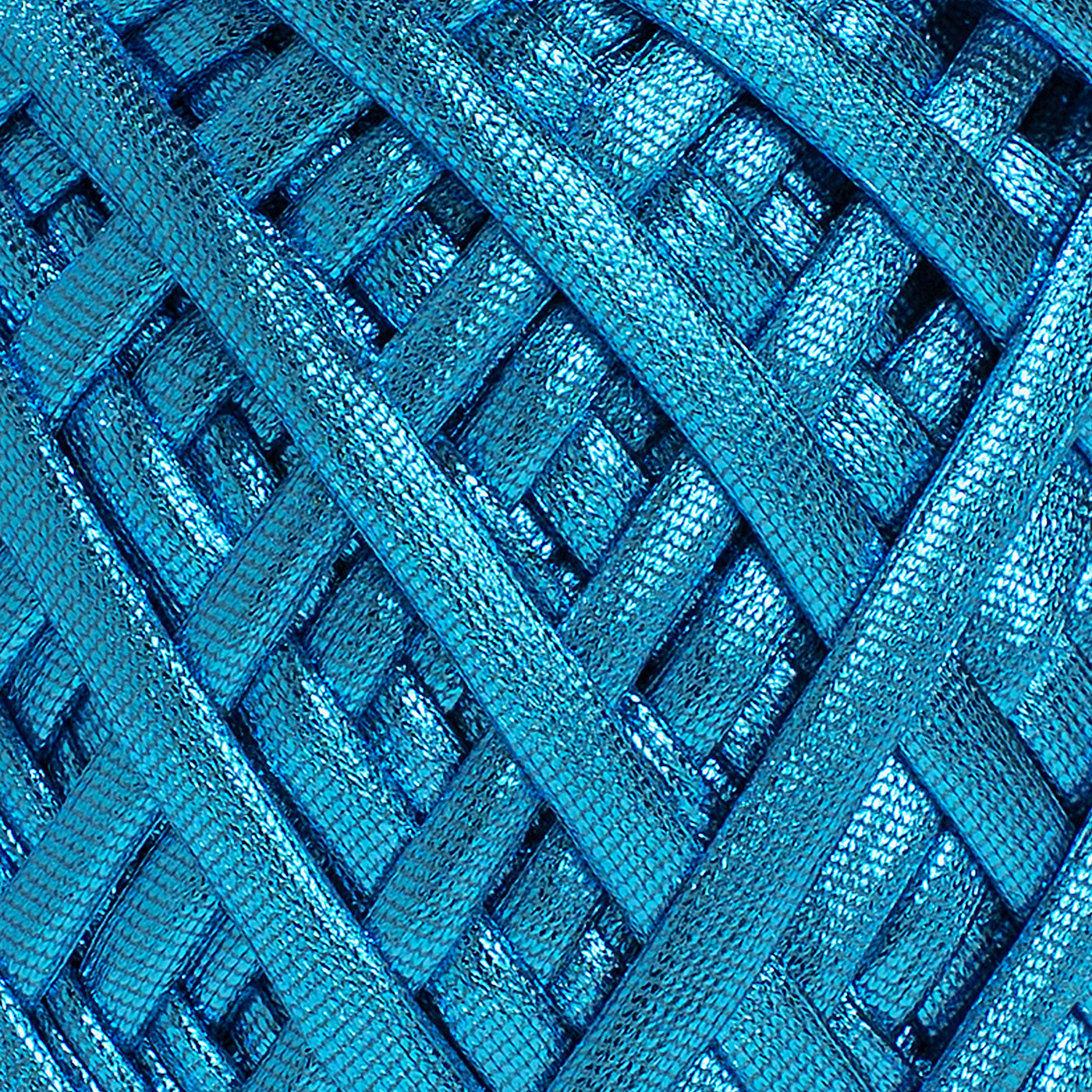 Fabric Yarn Metallic T-Shirt Yarn Electric Blue Color