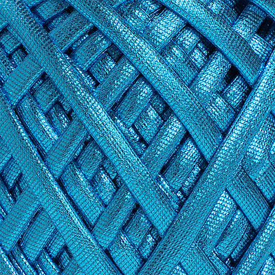 Fabric Yarn Metallic T-Shirt Yarn Electric Blue Color