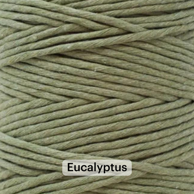 SOFT COTTON CORD ZERO WASTE 4 MM - 1 SINGLE STRAND - SAMPLES