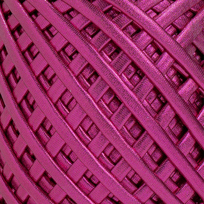 Fabric Yarn Metallic T-Shirt Yarn Raspberry Color