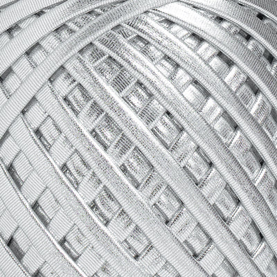 Fabric Yarn Metallic T-Shirt Yarn Silver Color