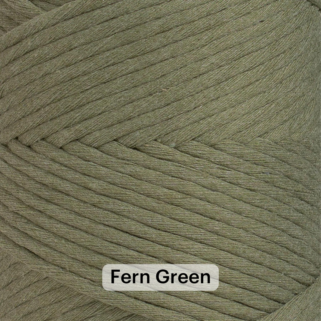 SOFT COTTON CORD ZERO WASTE 4 MM - 1 SINGLE STRAND - SAMPLES