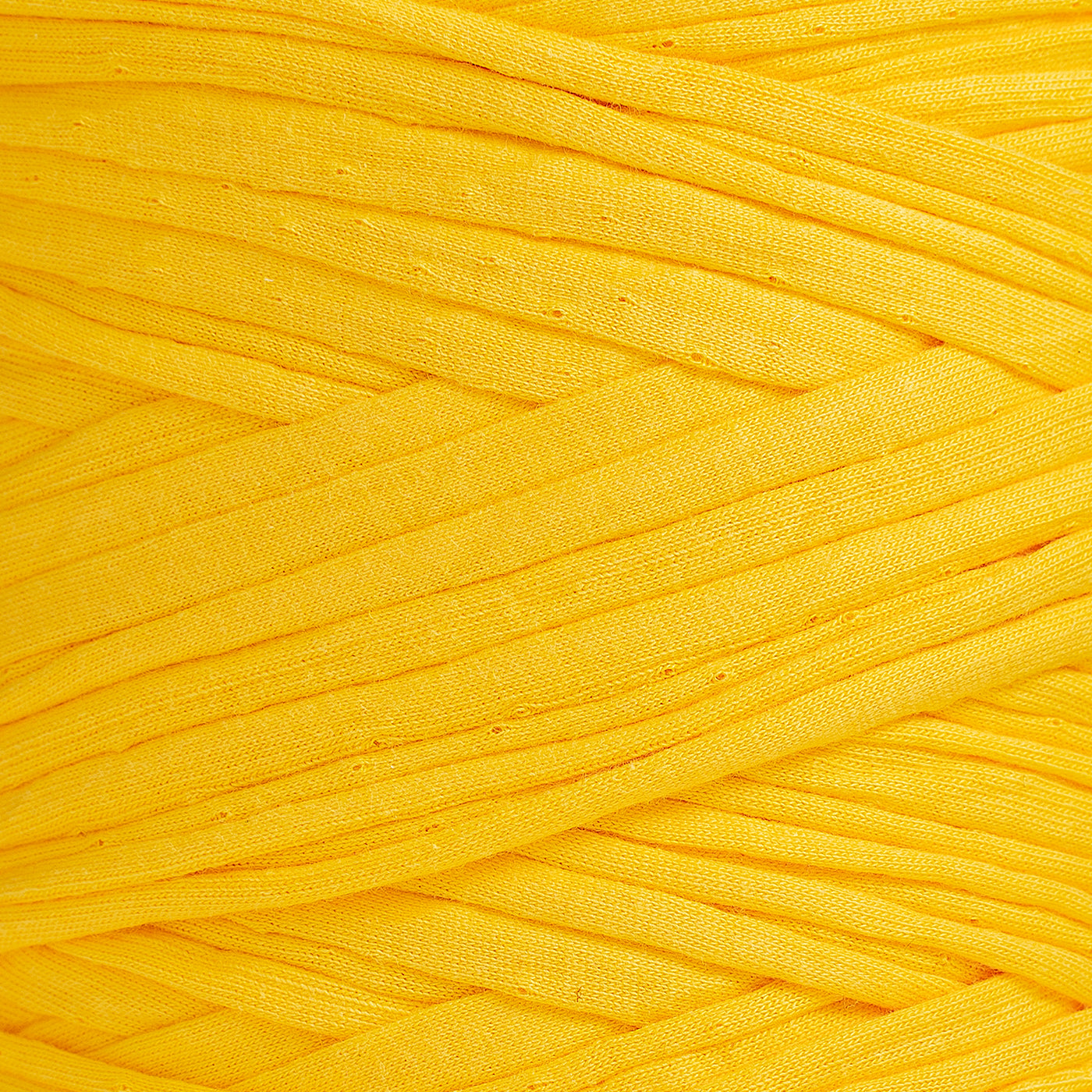 Recycled T-Shirt Fabric Yarn - Gold Color