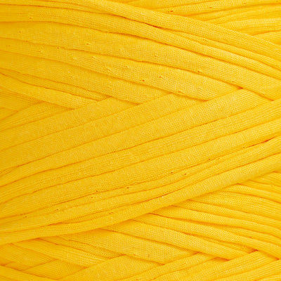 Recycled T-Shirt Fabric Yarn - Gold Color