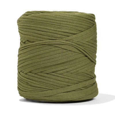 Recycled T-Shirt Fabric Yarn - Greenery Color