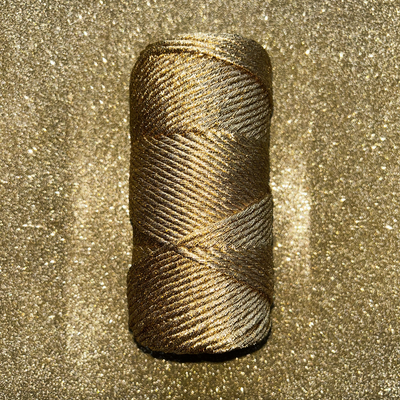 Holly Jolly Cord 3mm Single Strand - Gold