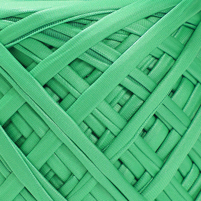 Fabric Yarn Leather T-Shirt Yarn Green Color