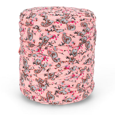 Printed Recycled T-Shirt Fabric Yarn - Groovy Petals