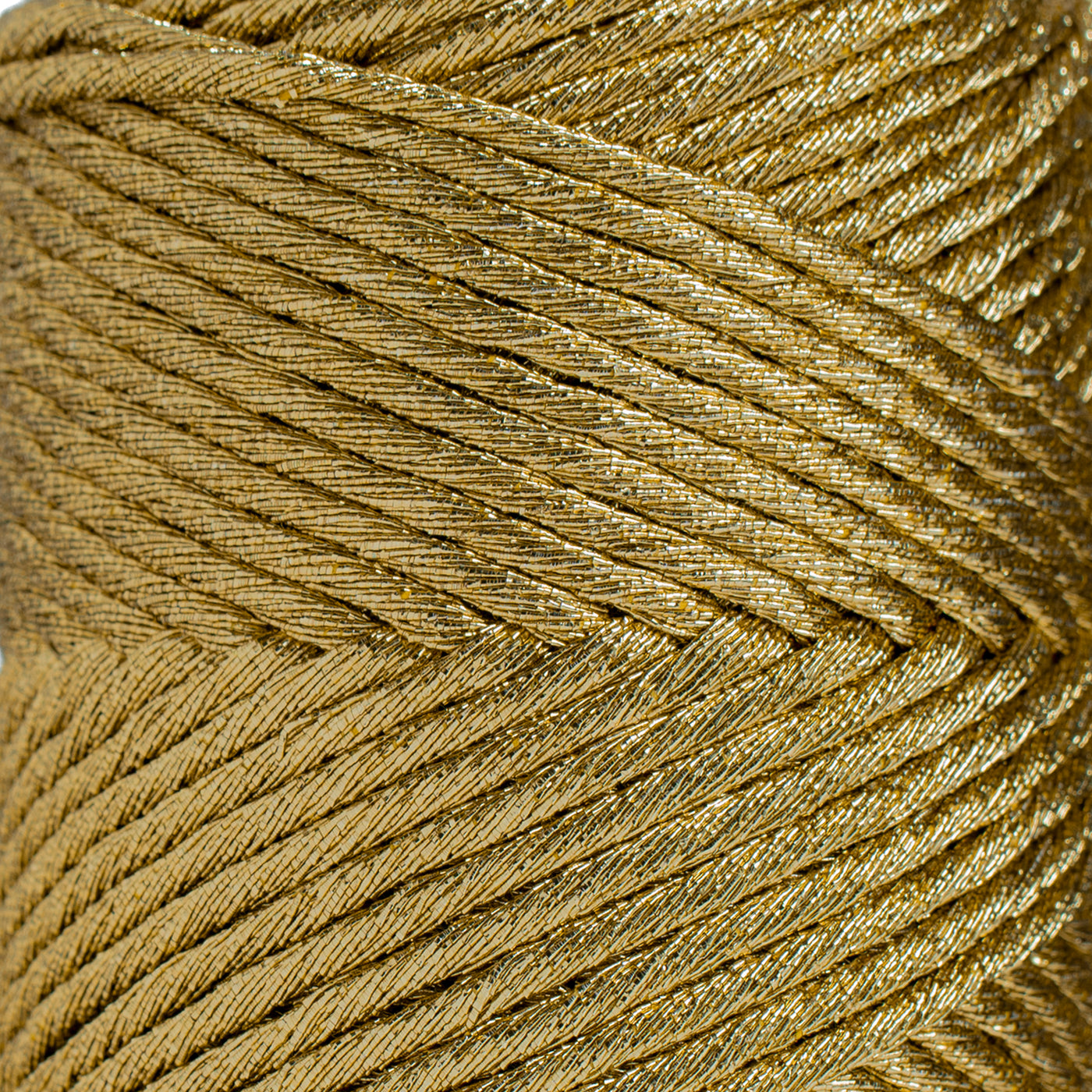 Holly Jolly Cord 3mm Single Strand - Gold