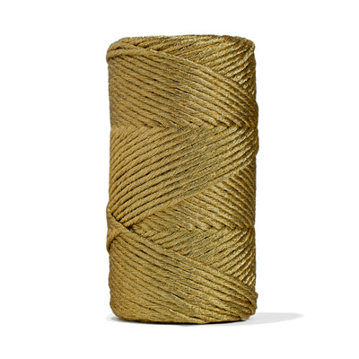 Holly Jolly Cord 3mm Single Strand - Gold