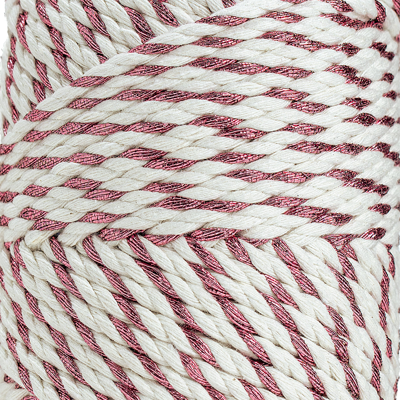 Holly Jolly Rope 3mm 3ply - Rose Gold