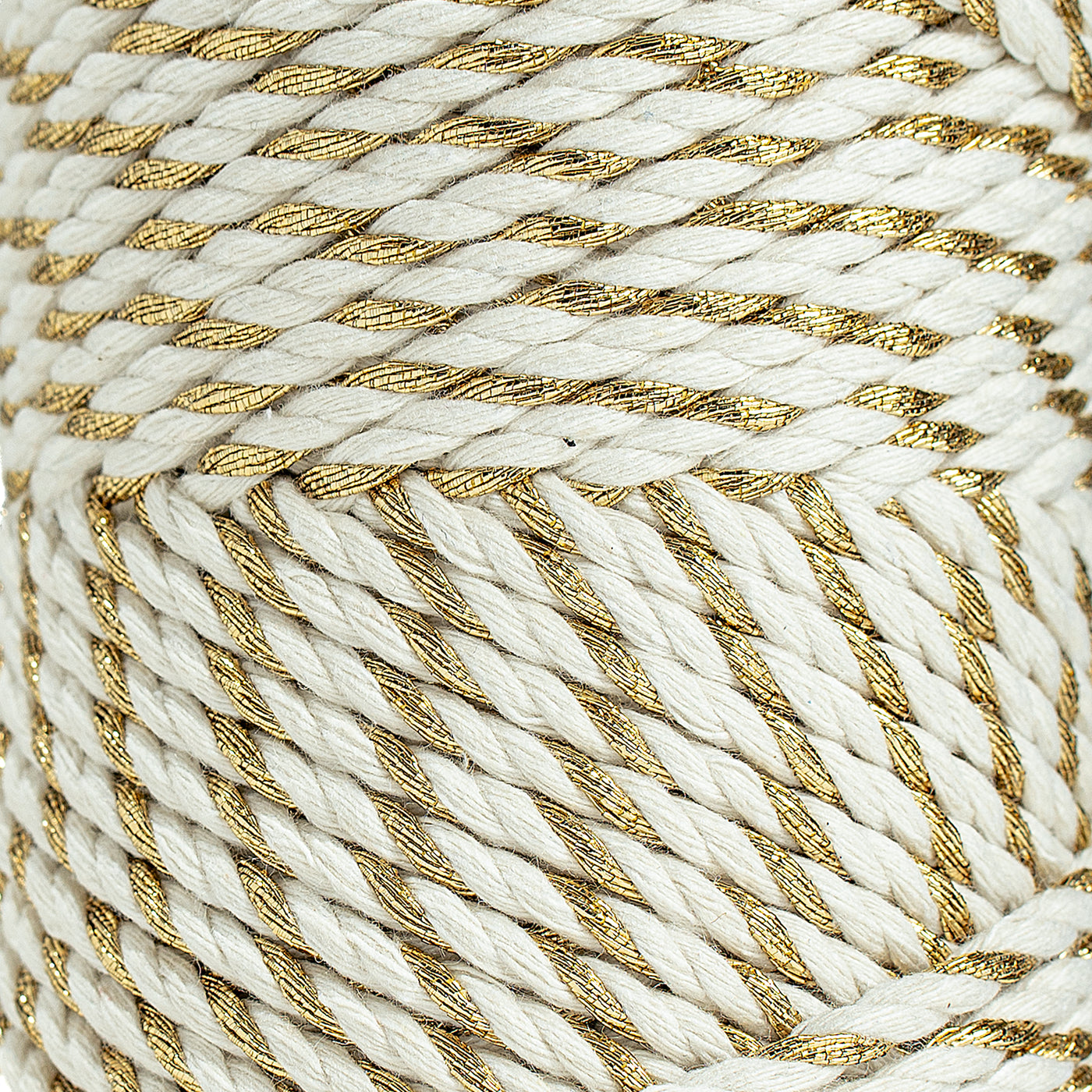 Holly Jolly Rope 3mm 3ply - Gold