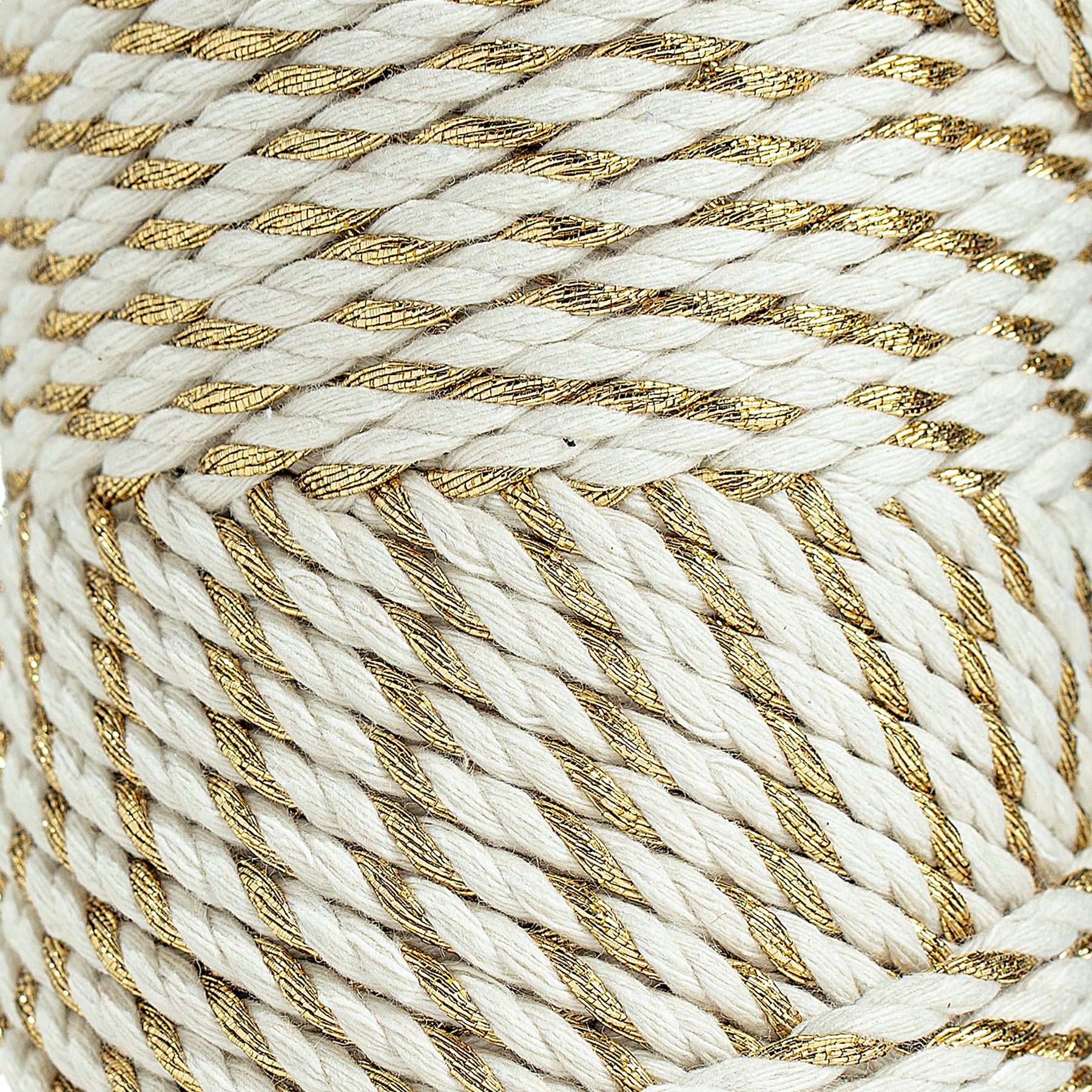 Holly Jolly Rope 3mm 3ply - Gold – Ganxxet