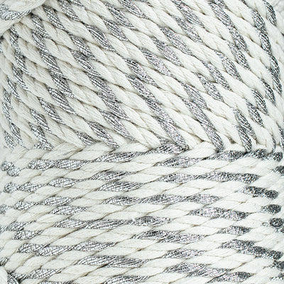 Holly Jolly Rope 3mm 3ply - Silver