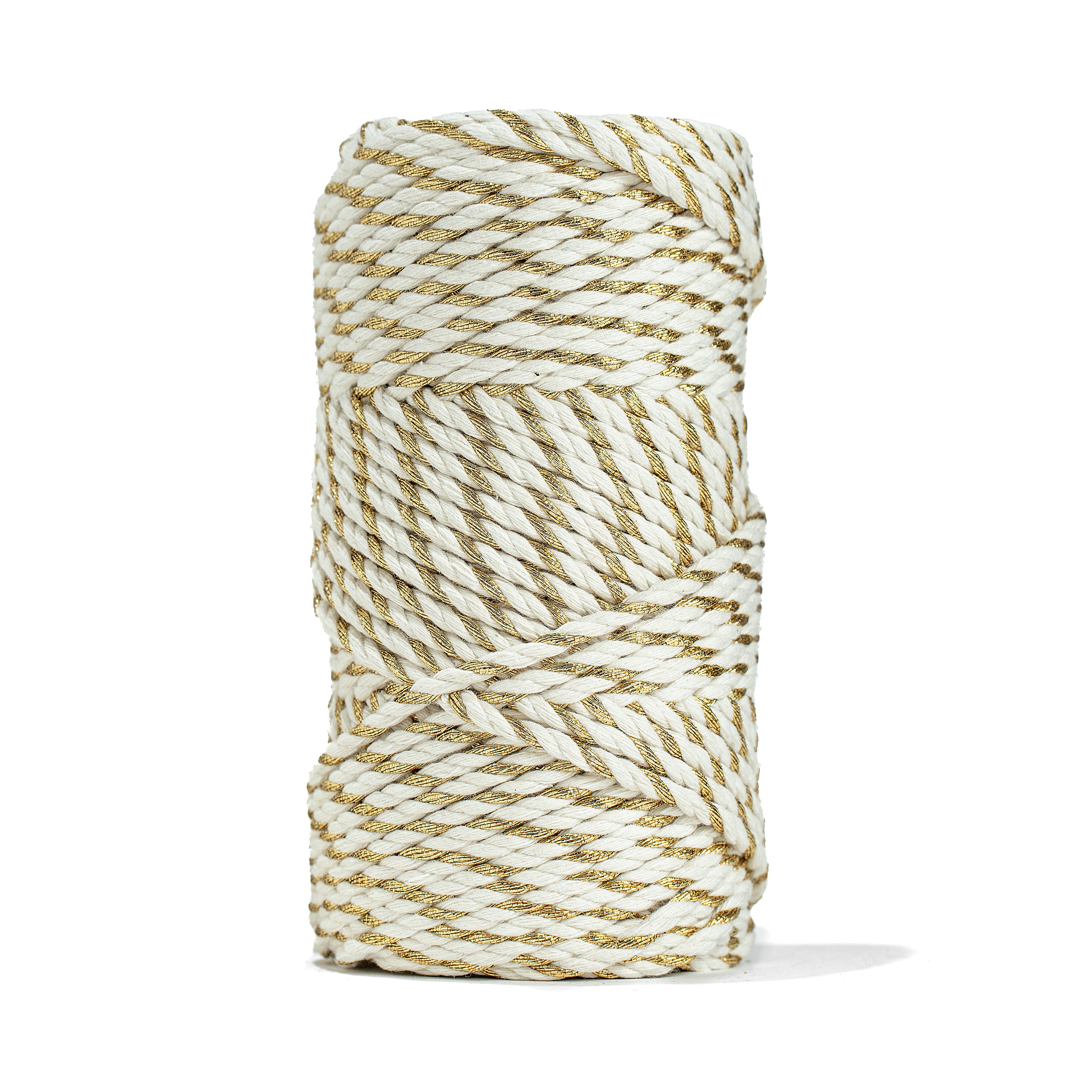 Holly Jolly Rope 3mm 3ply - Gold – Ganxxet