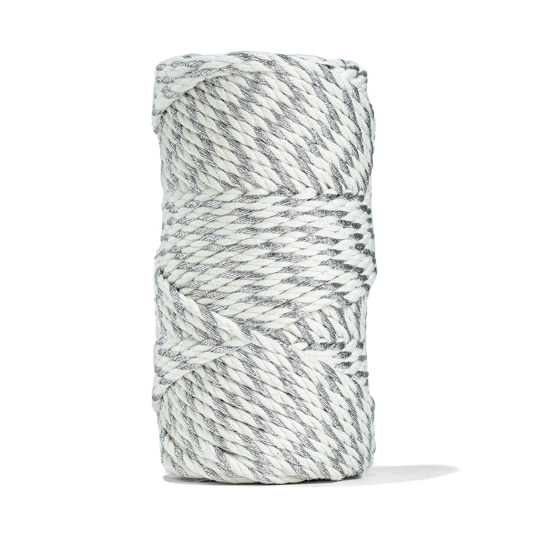 Holly Jolly Rope 3mm 3ply - Silver – Ganxxet