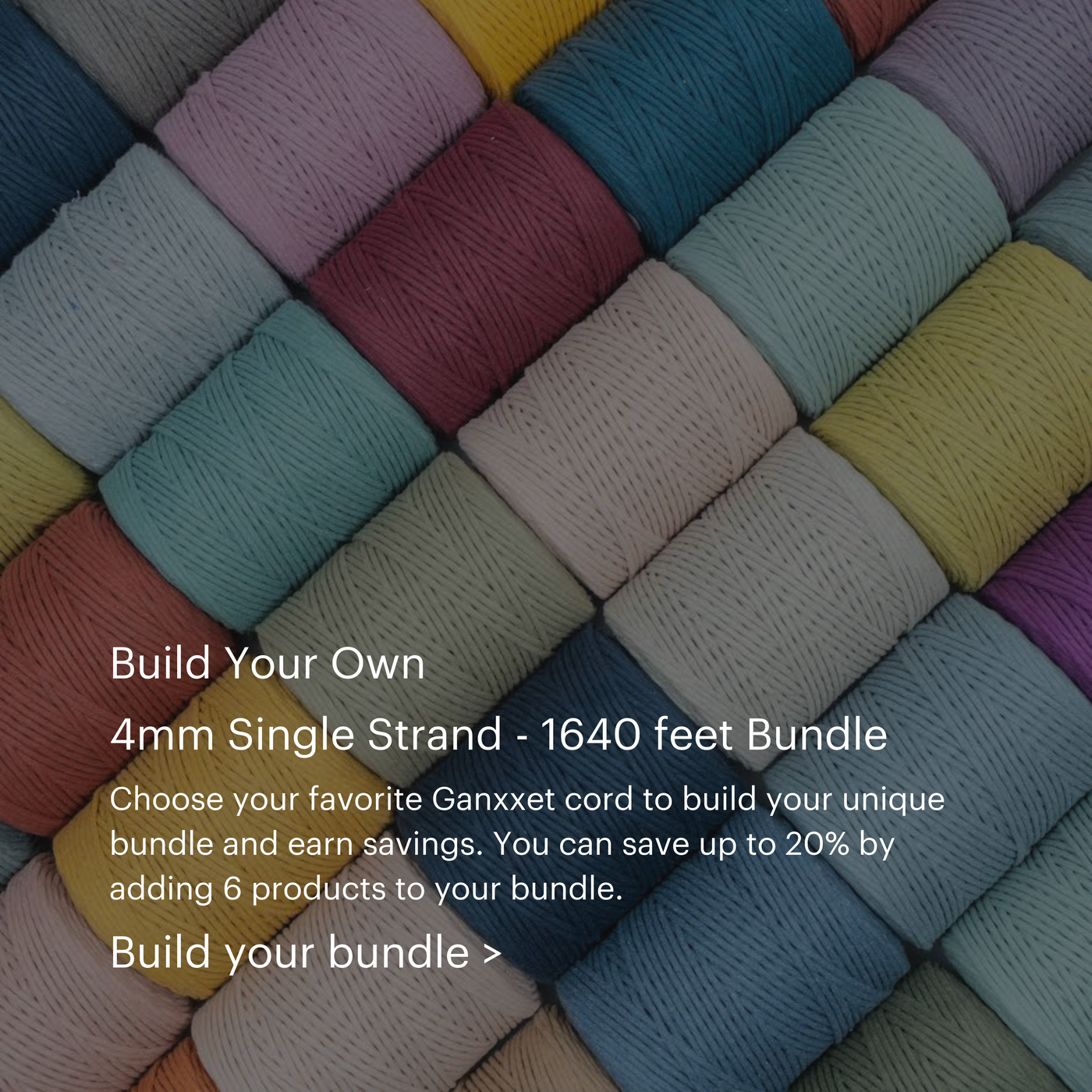 Build Your Own Bundle of 4mm Single Strand - 1640 feet