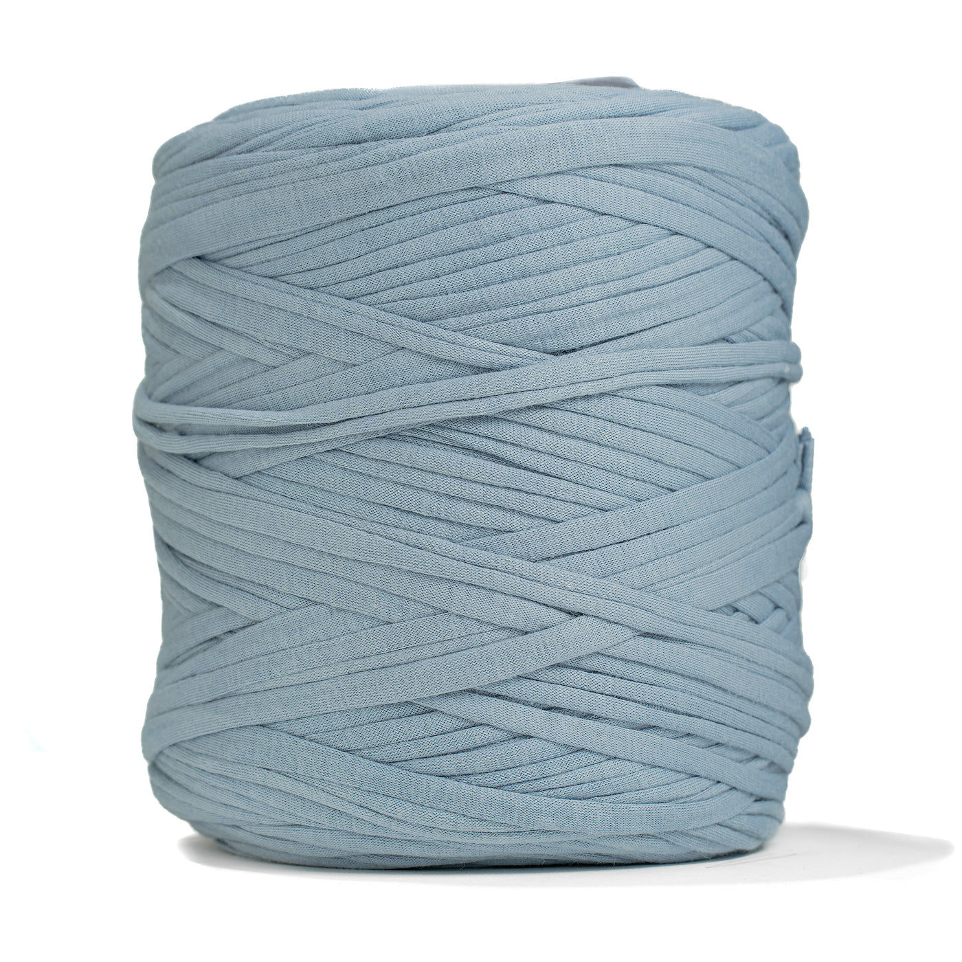 Recycled T-Shirt Fabric Yarn - Ice Blue Color