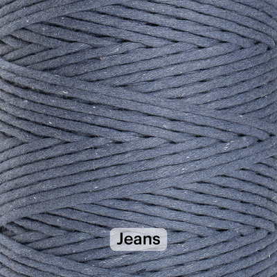 SOFT COTTON CORD ZERO WASTE 4 MM - 1 SINGLE STRAND - SAMPLES