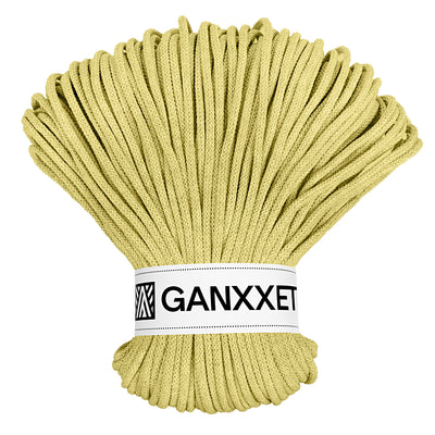5mm Braided Cord – Lemon Yellow Color
