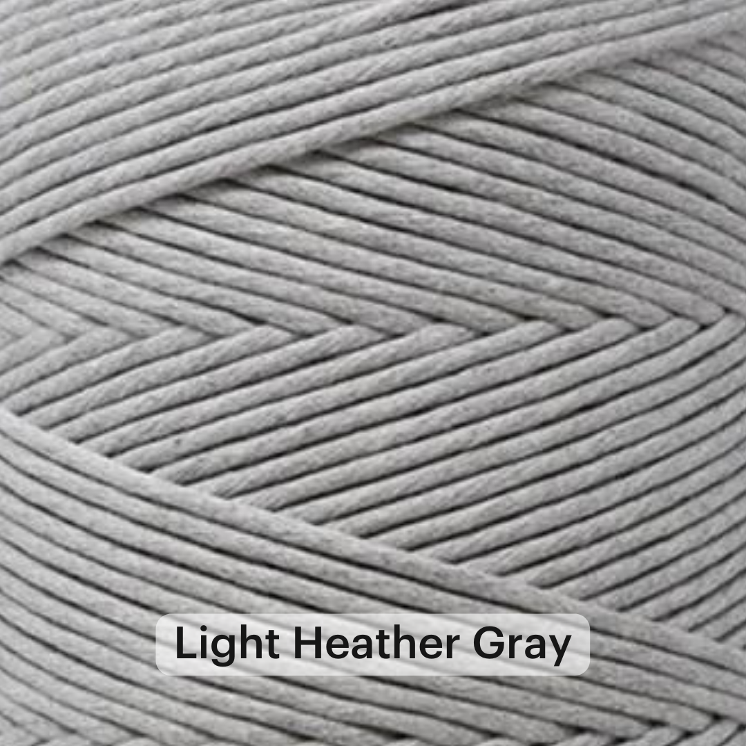 SOFT COTTON CORD ZERO WASTE 4 MM - 1 SINGLE STRAND - SAMPLES