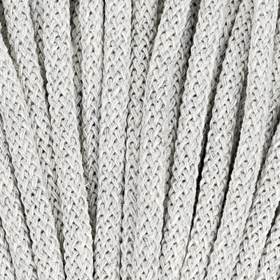 5mm Braided Cord – Light Gray Color