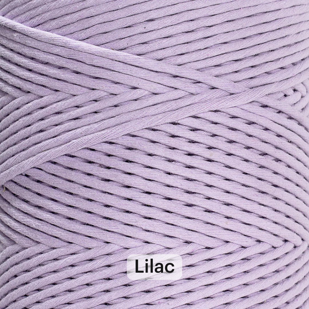 SOFT COTTON CORD ZERO WASTE 4 MM - 1 SINGLE STRAND - SAMPLES