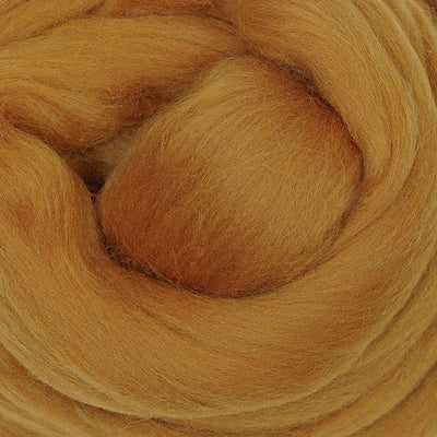 MERINO WOOL ROVING - BRONZE