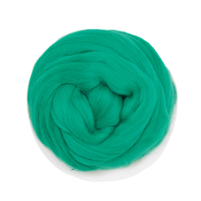 MERINO WOOL ROVING - CARIBBEAN SEA
