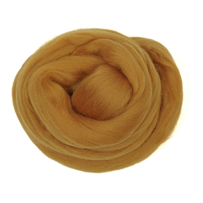 MERINO WOOL ROVING - BRONZE