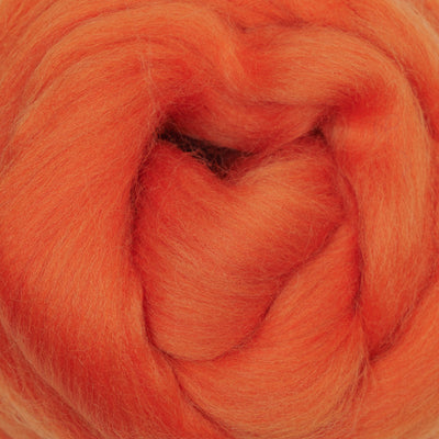 MERINO WOOL ROVING - GRAPEFRUIT