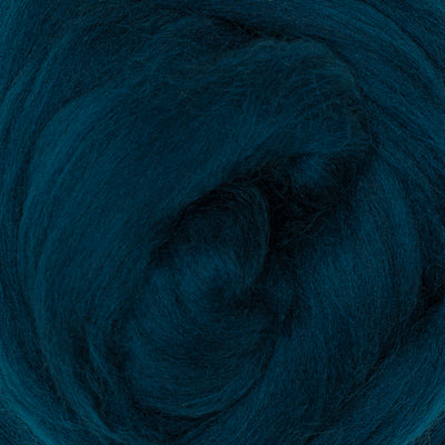 MERINO WOOL ROVING - MIDNIGHT BLUE