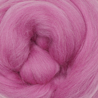MERINO WOOL ROVING - ORCHID
