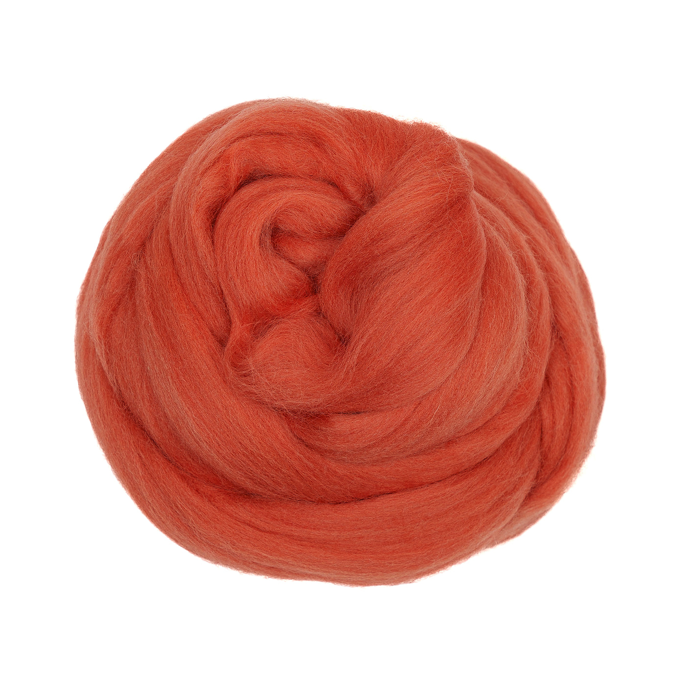 MERINO WOOL ROVING - PAPRIKA