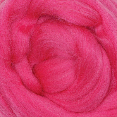 MERINO WOOL ROVING - PEONY