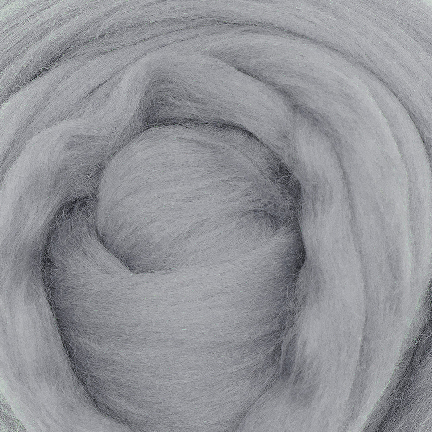 MERINO WOOL ROVING - STORM GRAY