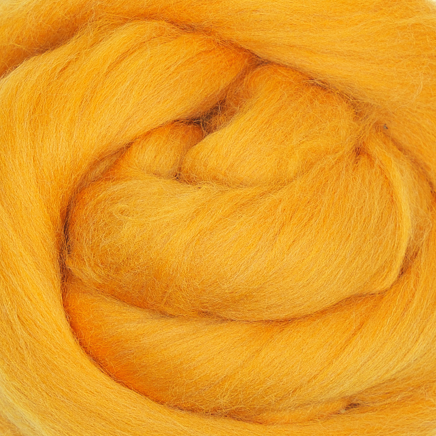 MERINO WOOL ROVING - SUNSHINE