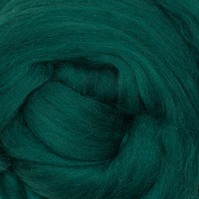 MERINO WOOL ROVING - TEAL