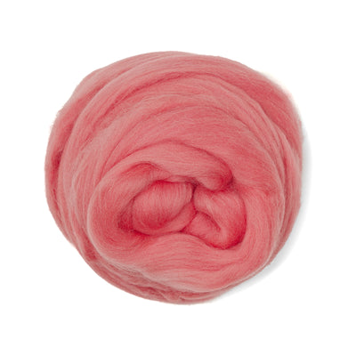 MERINO WOOL ROVING - DUSTY PINK