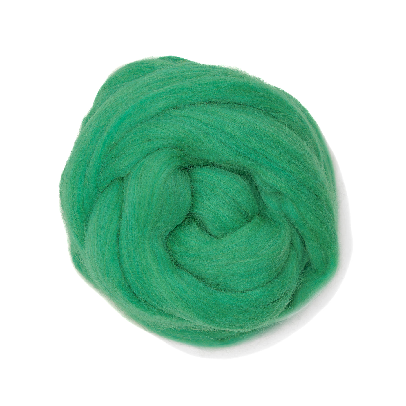 MERINO WOOL ROVING - EMERALD