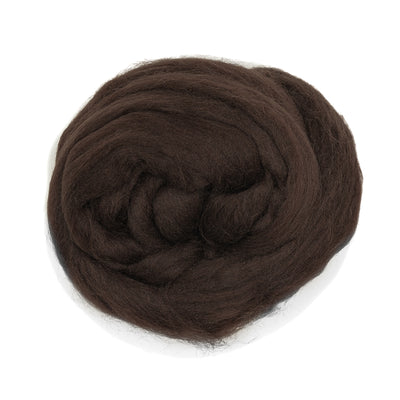 MERINO WOOL ROVING - ESPRESSO