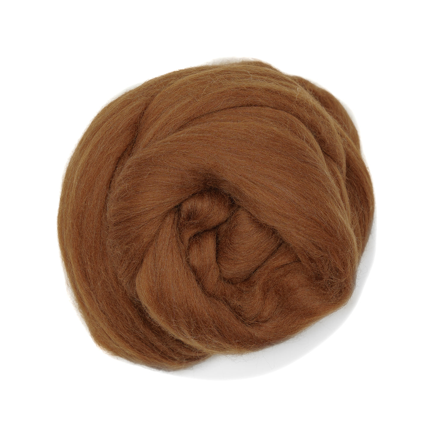MERINO WOOL ROVING - HAZELNUT