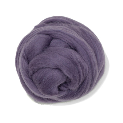 MERINO WOOL ROVING - LAVENDER