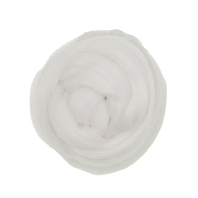 MERINO WOOL ROVING - PEARL