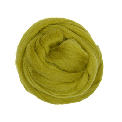 MERINO WOOL ROVING - PISTACHIO